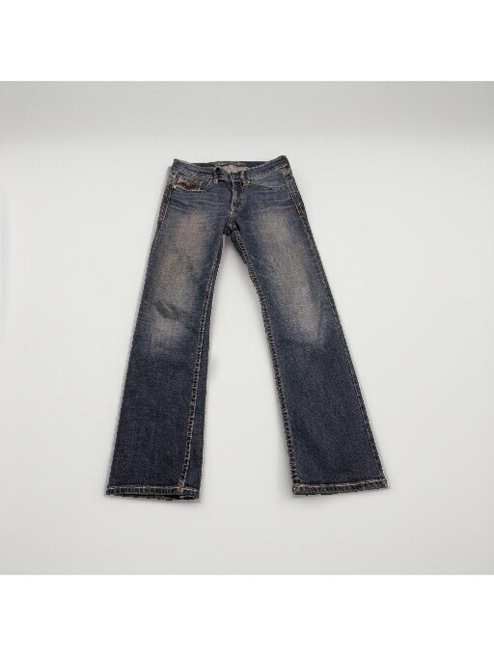 Cody James Men’s Western Jeans 31x32 Blue Denim Leather Patch Cowboy Rodeo